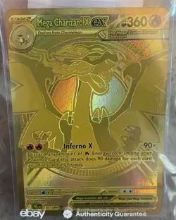 ⚡⚡⚡Mega Charizard X ex 130/094 Pokemon Phantasmal Flames Holo Full Art ⚡⚡⚡ - Image 1
