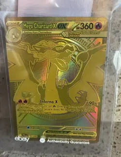 ⚡⚡⚡Mega Charizard X ex 130/094 Pokemon Phantasmal Flames Holo Full Art ⚡⚡⚡ - Image 2