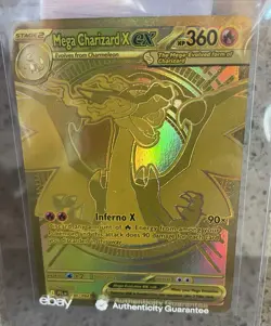 ⚡⚡⚡Mega Charizard X ex 130/094 Pokemon Phantasmal Flames Holo Full Art ⚡⚡⚡ - Image 3