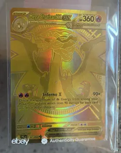 ⚡⚡⚡Mega Charizard X ex 130/094 Pokemon Phantasmal Flames Holo Full Art ⚡⚡⚡ - Image 5
