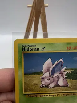 Pokemon TCG Nidoran Base Set 2 83/130 Regular WOTC LP/MP - Image 4