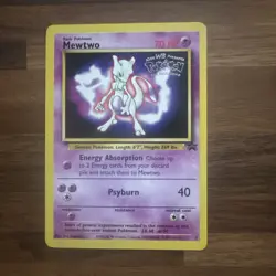 Pokemon TCG Mewtwo #3 WB Kids Presents the First Movie Card - Image 1