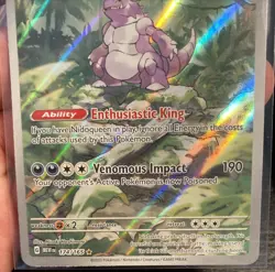 Pokemon TCG Nidoking Scarlet & Violet 151 Illustration Rare Card 174/165 - Image 3