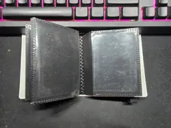 Cardguard Mini Binder With Strap Holds 40 Cards - White - 1 Pocket Side Loading - Image 2
