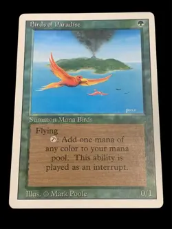 1994 MTG - Revised(3rd) - BIRDS OF PARADISE- Vintage Rare - NM - Image 1