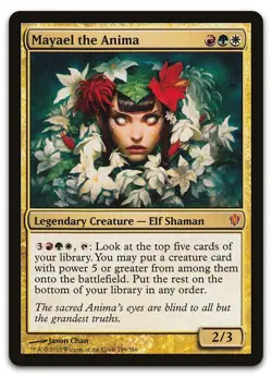 Mayael the Anima #199 (NM) Commander 2013 C13 Magic MTG - Image 1