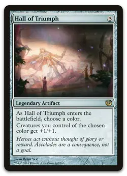 Hall of Triumph #162 (LP) Journey Into Nyx JOU Magic MTG - Image 1