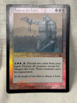 Magic the Gathering – Mageta the Lion (Foil, Rare, Prophecy) #13 Excellent NP - Image 2
