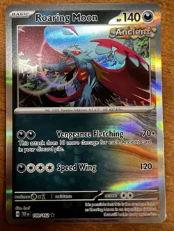 Roaring Moon 109/162 SV05: Temporal Forces Holo Pokemon TCG - Image 1