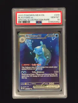 Blastoise ex 200 Pokemon 151 Set PSA 10 🔥🔥🔥 - Image 1