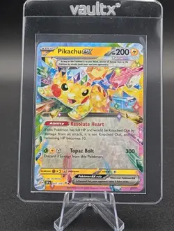 Pikachu ex - 057/191 Double Rare Holo SV08: Surging Sparks NM Pokemon - Image 1