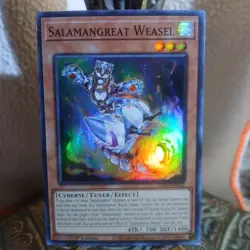 Yugioh Salamangreat Weasel LD10-EN002 Super Rare - Image 1