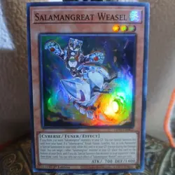 Yugioh Salamangreat Weasel LD10-EN002 Super Rare - Image 2