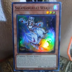Yugioh Salamangreat Weasel LD10-EN002 Super Rare - Image 3