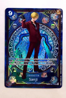 Sanji SEC OP06-119 SP Parallel A Fist of Divine Speed ONE PIECE Card English - Image 1