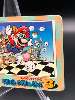 Koopa Troopa & Mario Mario bros 3 Card 1988 Nintendo Japan Japanese vintage - Image 4