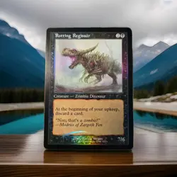 MTG Rotting Regisaur Retro Frame Foil, Secret Lair Drop 852, Near Mint Condition - Image 1