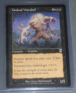 MTG Undead Warchief Time Spiral Regular Time shifted NM 52/121 - Image 1