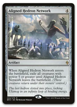 Aligned Hedron Network #222 (LP) Battle for Zendikar BFZ Magic MTG - Image 1