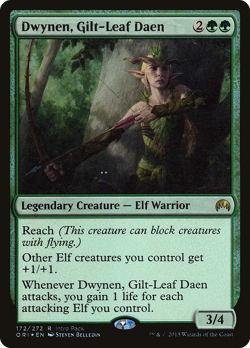 Dwynen, Gilt-Leaf Daen #172 (Foil) MP Unique and Miscellaneous Promos Magic MTG - Image 1