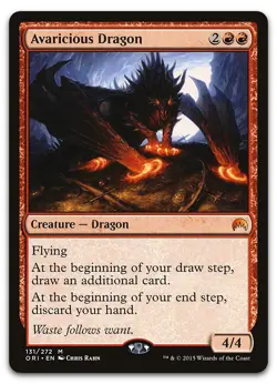 Avaricious Dragon #131 (NM) Magic Origins ORI Magic MTG - Image 1