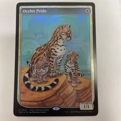 Ocelot Pride Textless Foil Full-art Store Championship Promo IN HAND! SHIP FAST! - Image 1