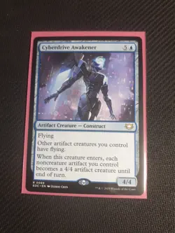 Magic The Gathering Commander Edge of Eternities Cyberdrive Awakener exc cond - Image 1