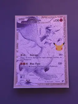 Pokemon TCG - Reshiram 113/114 Celebrations: Classic Collection Holo | NM - Image 1