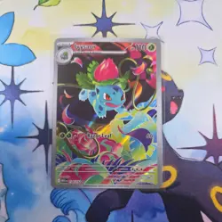 Ivysaur Illustration Rare 134/132 Near Mint Mega Evolution Pokemon TCG English - Image 1