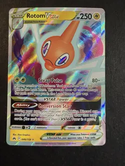 Pokemon TCG Rotom VSTAR 046/159 Crown Zenith Ultra Rare,Holo NM/M - Image 1