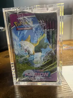 Pokemon Fusion Strike Booster Box 36 Packs, New and Sealed with acrylic - Image 3