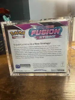 Pokemon Fusion Strike Booster Box 36 Packs, New and Sealed with acrylic - Image 5