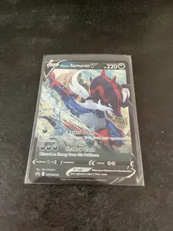 Pokemon TCG Hisuian Samurott V SWSH249 Sword and Shield Promo - Image 1