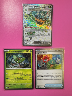 Pokemon TCG Teal Mask Ogerpon ex Play Set SVP 166 Black Star Promo NM/M - Image 1