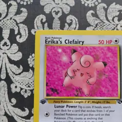 Pokemon Ericka's Clefairy 1st Edition Gym Challenge 40/132 Vintge - Image 2