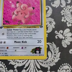 Pokemon Ericka's Clefairy 1st Edition Gym Challenge 40/132 Vintge - Image 4