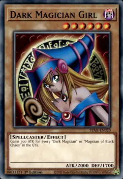 Dark Magician Girl - 1st Edition STAX-EN020 - NM - YuGiOh - Image 1