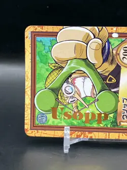 Usopp ONE PIECE Carddass Hyper Battle Rare TCG Japanese Anime Bandai 2000 C185 A - Image 2