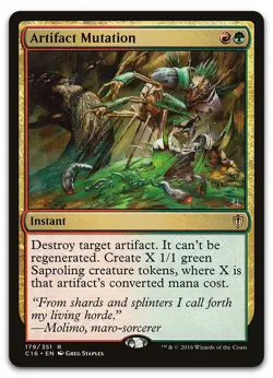 Artifact Mutation #179 (NM) Commander 2016 C16 Magic MTG - Image 1