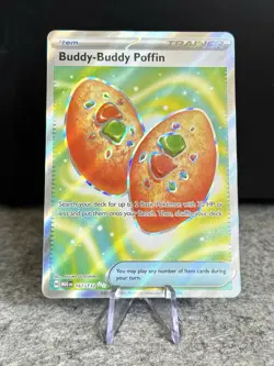 Buddy-Buddy Poffin #167/132 Mega Evolution Full Art Pokemon TCG - NM - Image 1