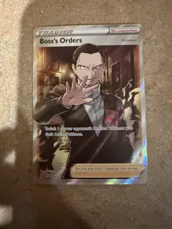 Pokemon TCG: Boss’s Orders 189/192 Rebel Clash Full Art Trainer - Image 1