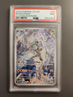 Pokemon TCG Journey Together: N's Reshiram 167/159 PSA 9 - Image 1