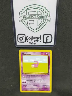 POKEMON FOSSIL 1° EDIZIONE SLOWPOKE COMUNE 55/62 NM- - Image 1