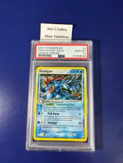 Pokemon 2005 Ex Unseen Forces Feraligatr #4 PSA 10 Gem Mint - Image 1