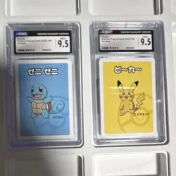 Pokemon Squirtle Pikachu Playing Cards 2010 Japanese Old Maid Nintendo - Image 1