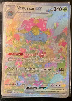 Pokemon TCG Venusaur EX Holo Ultra Rare Card Scarlet Violet-151 NM/M Condition - Image 1