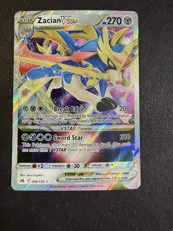 Pokemon Zacian VSTAR 096/159 Crown Zenith Ultra Rare Holo NM - Image 1