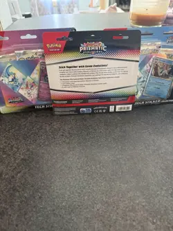 Pokemon Prismatic Evolutions Tech Sticker Collection Pack Pokemon TCG - Image 2