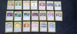 Lot de 20 Cartes Pokemon Dresseur Set de base Edition 2 - Image 1