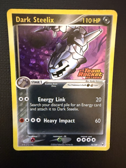Dark Steelix EX Team Rocket Returns #10/109 Reverse Holo Stamped 2004 Pokemon - Image 1